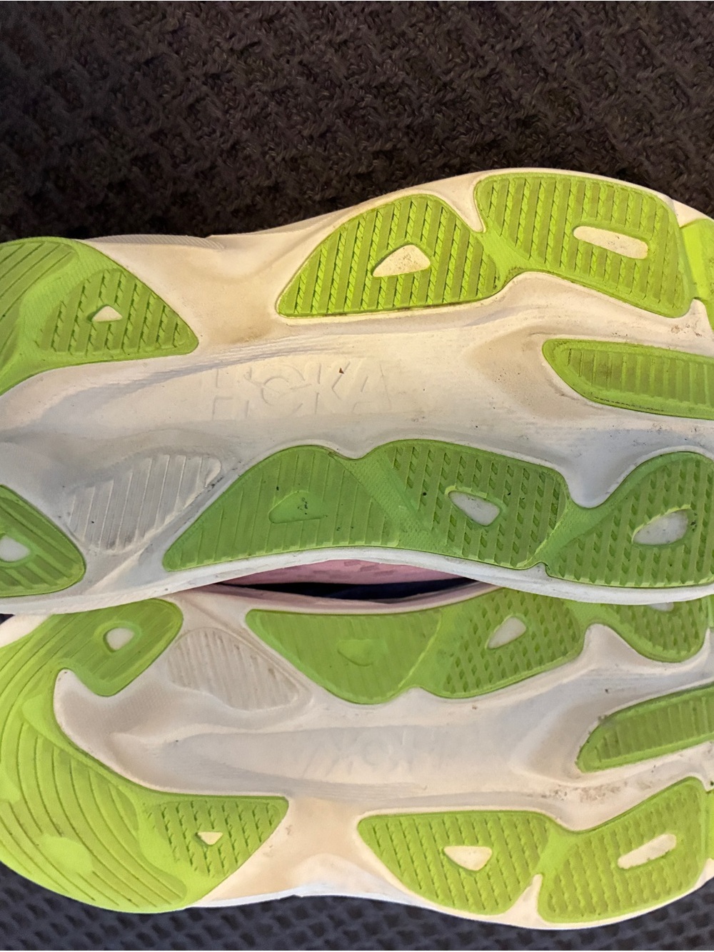 Hoka Women's Pink and Navy Running Sneakers - Picture 3 of 3